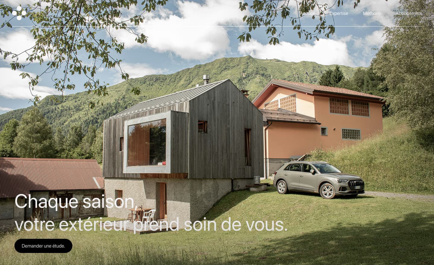 Site Terrassam — hero section